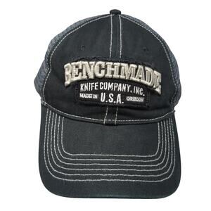 Benchmade Knifr Company Inc. USA Trucker Hat Black One Size Adjustable Mesh Back